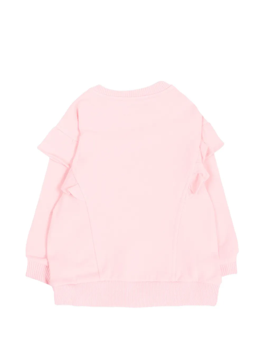 Moschino Kids Teddy Bear trui met ruches Roze