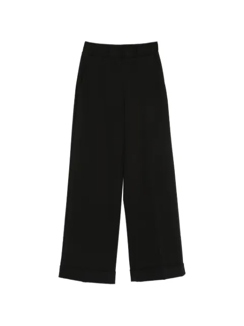 Semicouture pantalones con dobladillo vuelto