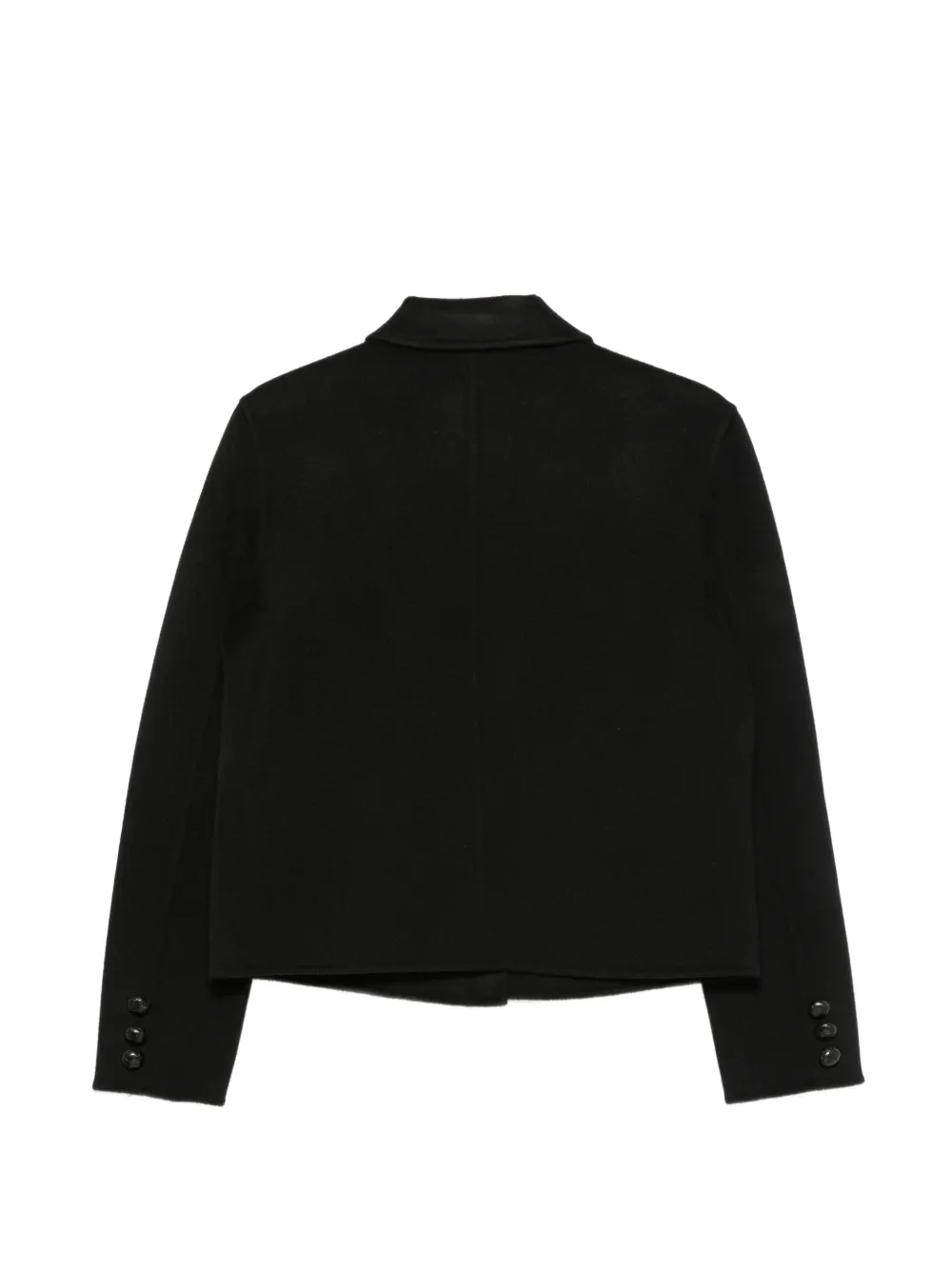 Semicouture Button-up jack Zwart