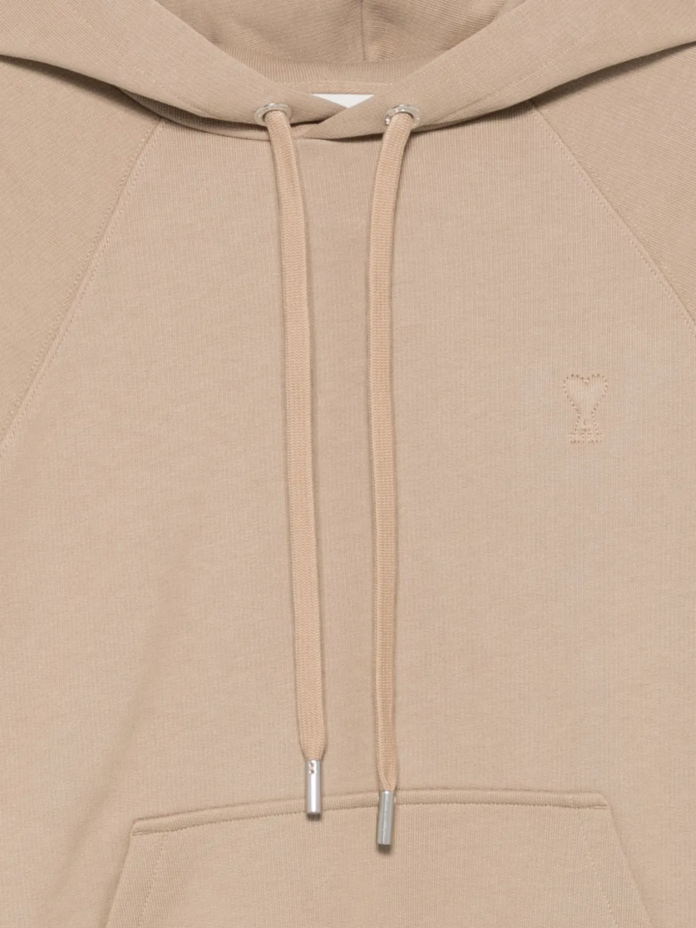 AMI Paris Ami de Coeur hoodie met raglanmouwen Beige