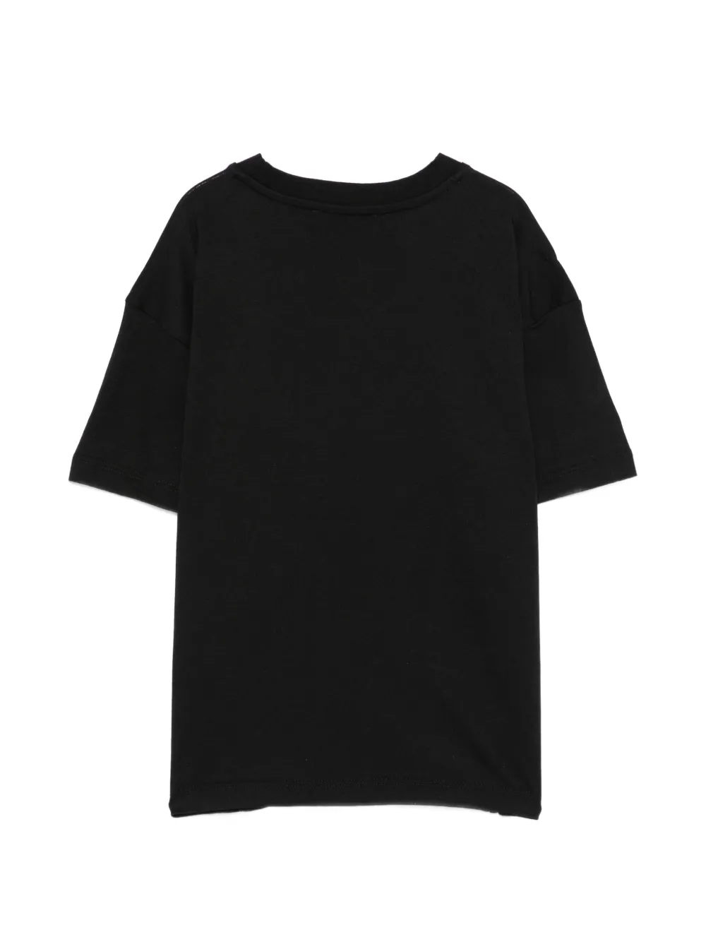 MSGM Kids T-shirt met grafische print Zwart