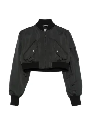 Gucci レザージャケット | ブラック | FARFETCH JP