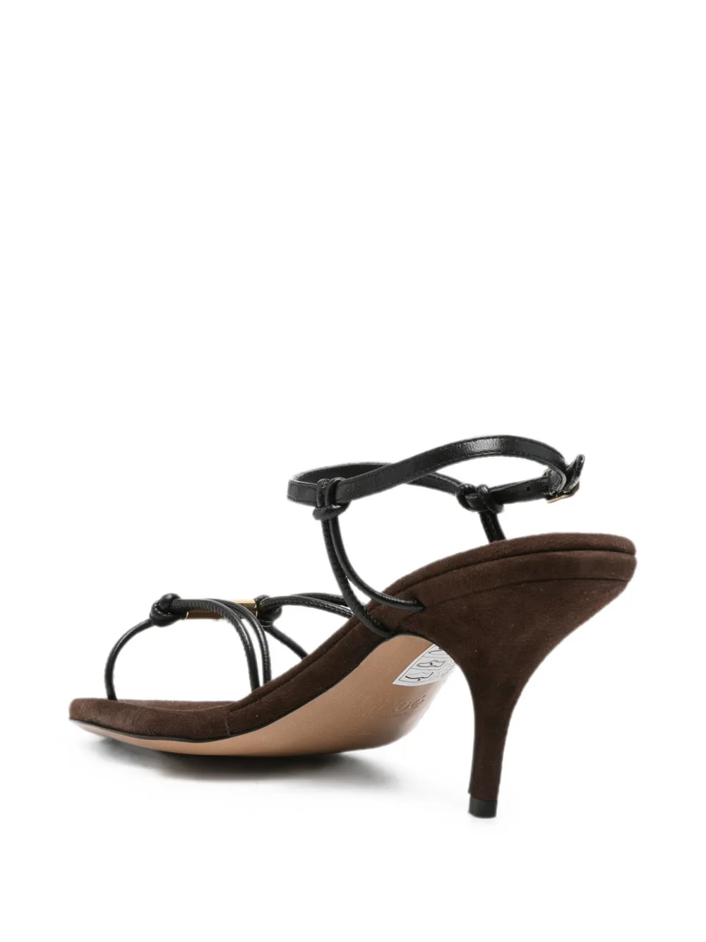 Chloé Matilda strappy sandals Zwart