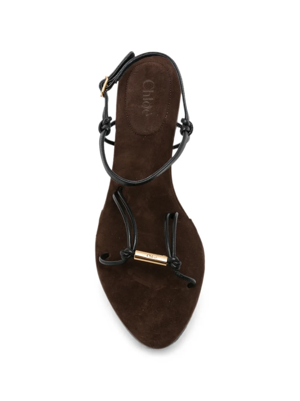 Chloé Matilda strappy sandals Zwart