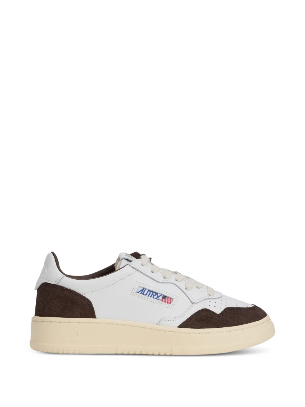 Autry Medalist suede-panelled sneakers Wit