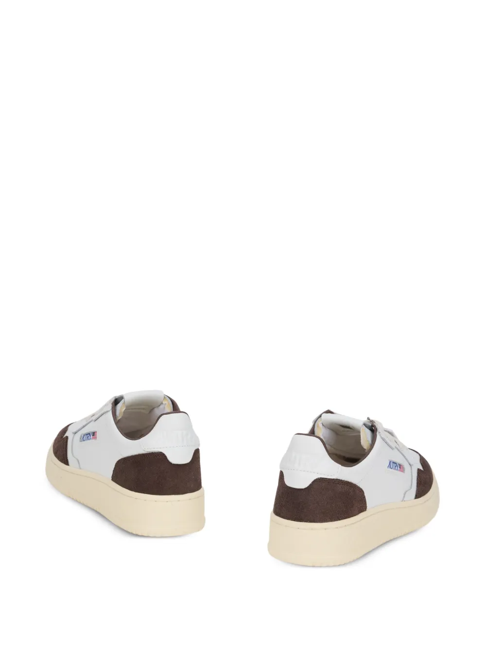 Autry Medalist suede-panelled sneakers Wit
