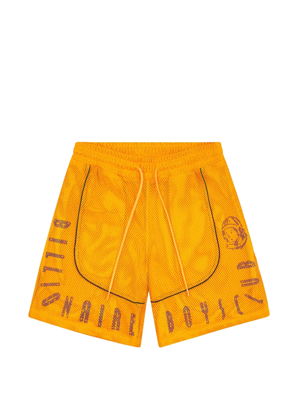 Billionaire Boys Club logo-print mesh shorts - Orange