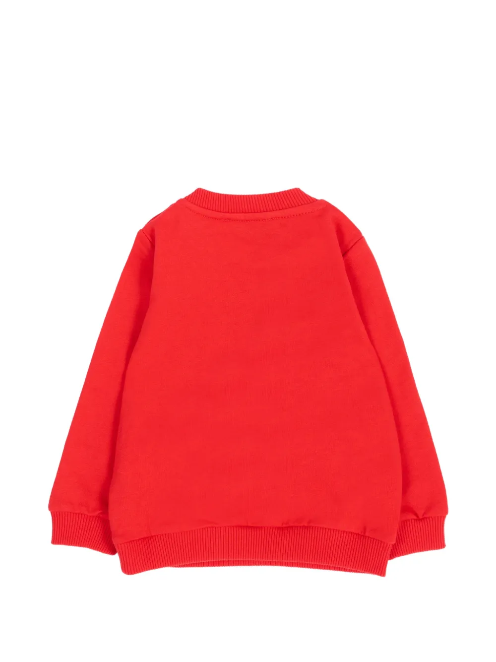 Moschino Kids Teddy Bear trui met logoprint Rood