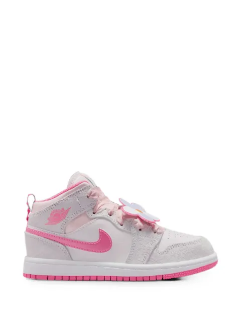 Jordan Kids baskets Jordan 1 Mid SE ornées de fleurs