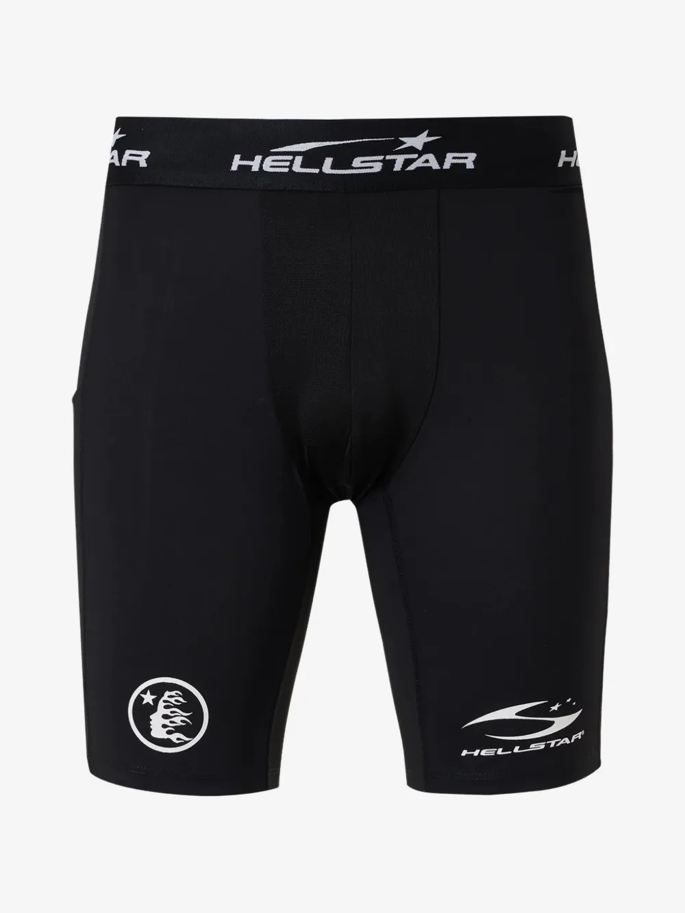HELLSTAR logo compression shorts | negro | Image 1