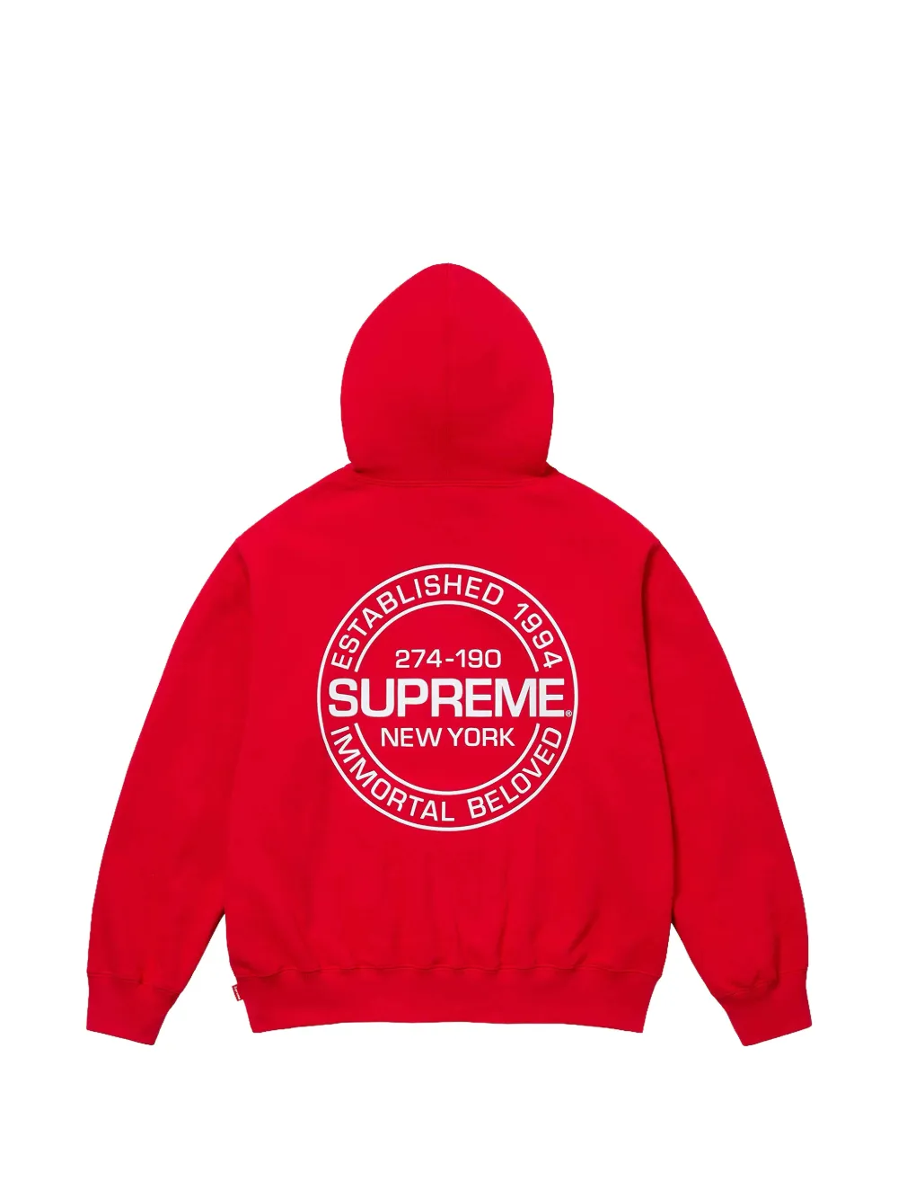 Supreme Immortal logoprint hoodie Rood