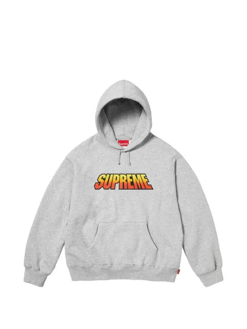 Supreme gradient logo-print hoodie