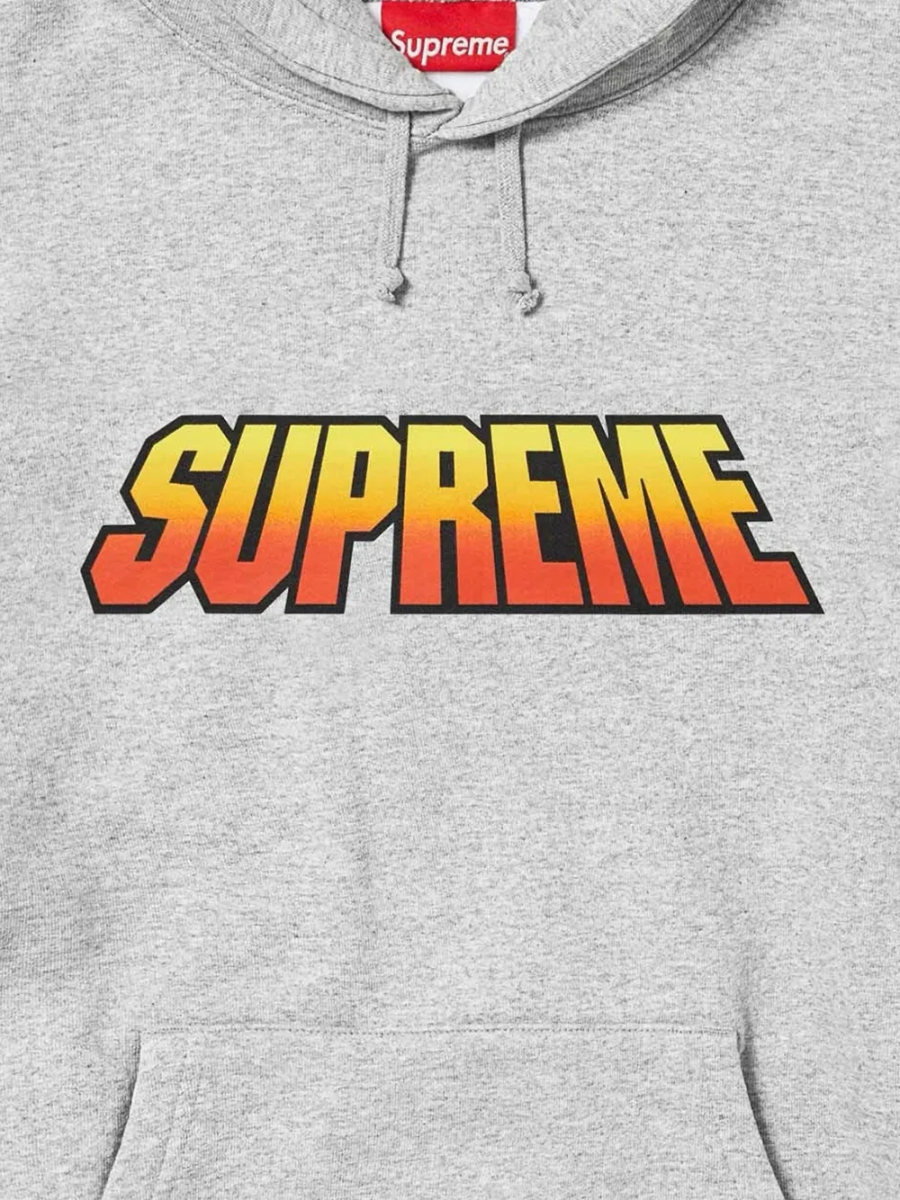 Supreme Hoodie met logoprint Grijs