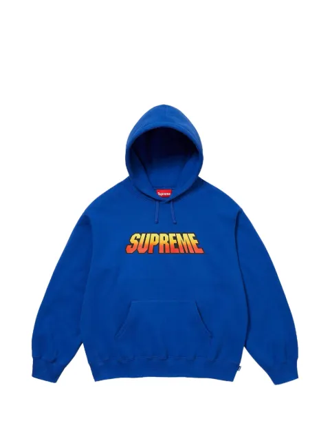 Supreme gradient logo-print hoodie