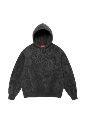 Supreme x MM6 Maison マルジェラ ジップパーカー | ブラック