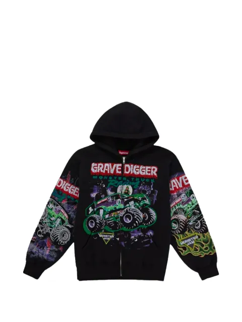 Supreme Monster Jam Grave Digger hoodie