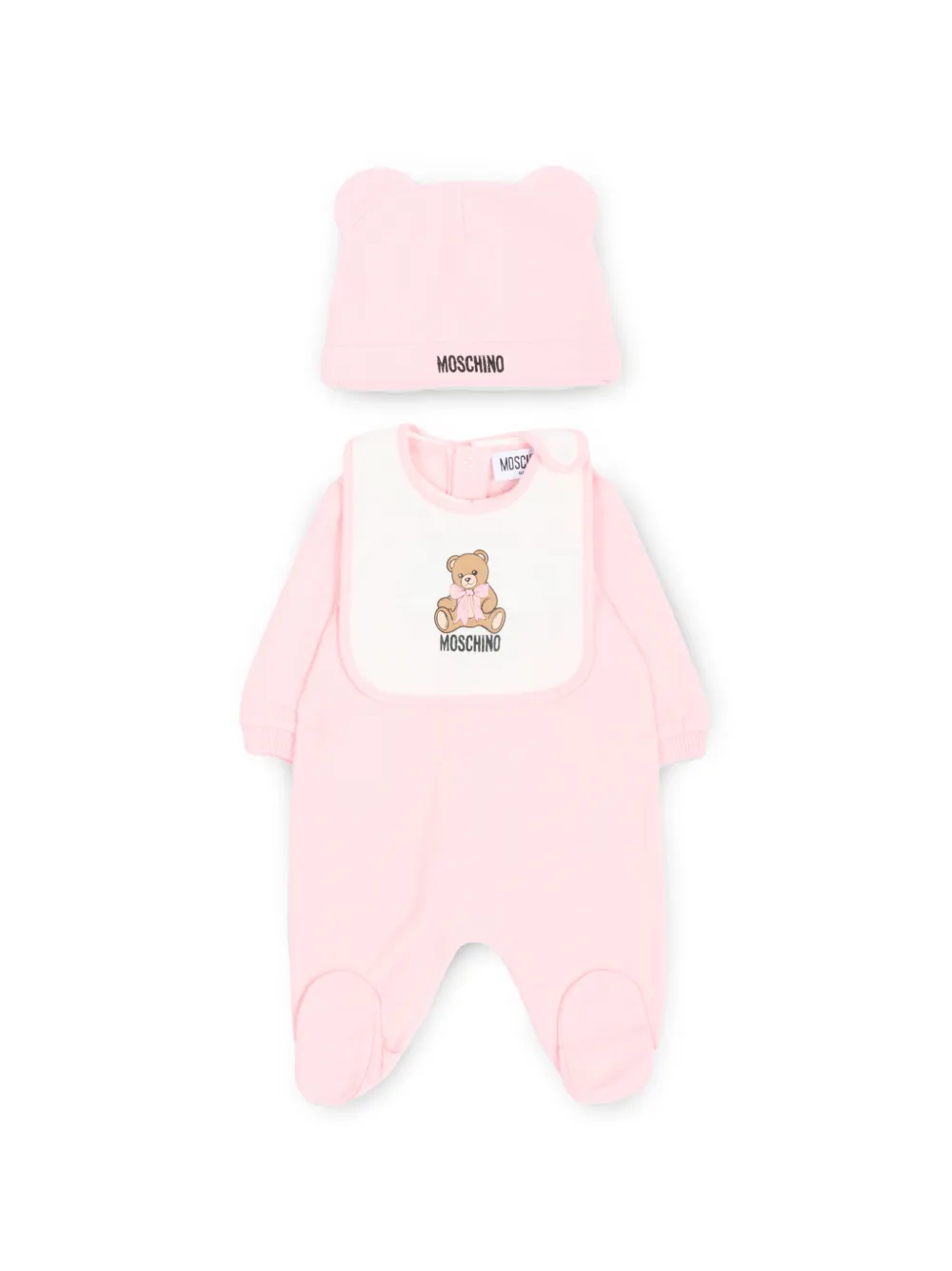 Moschino Kids Teddy Bear romperset Roze