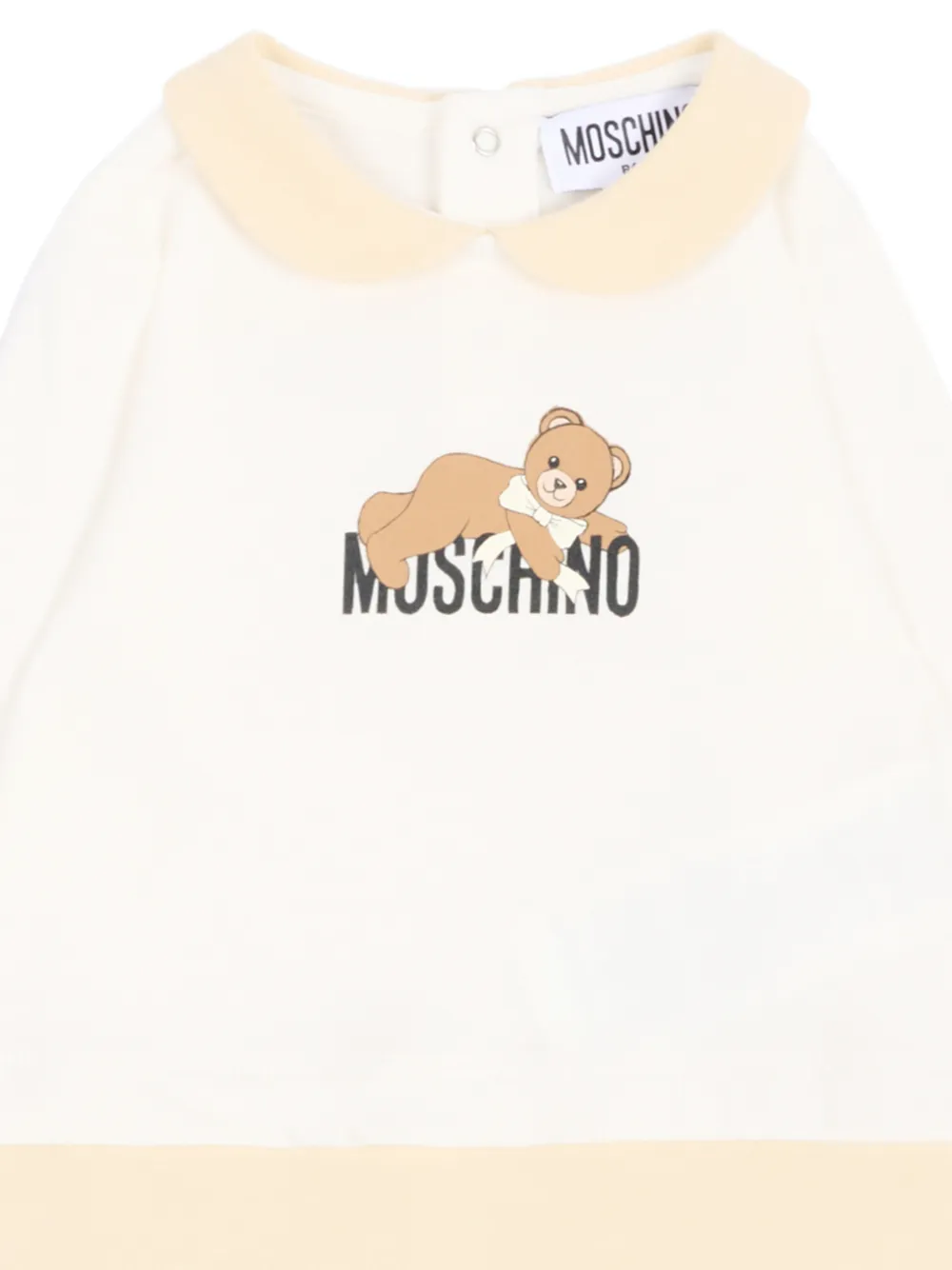 Moschino Kids Teddy Bear pyjama met print Wit