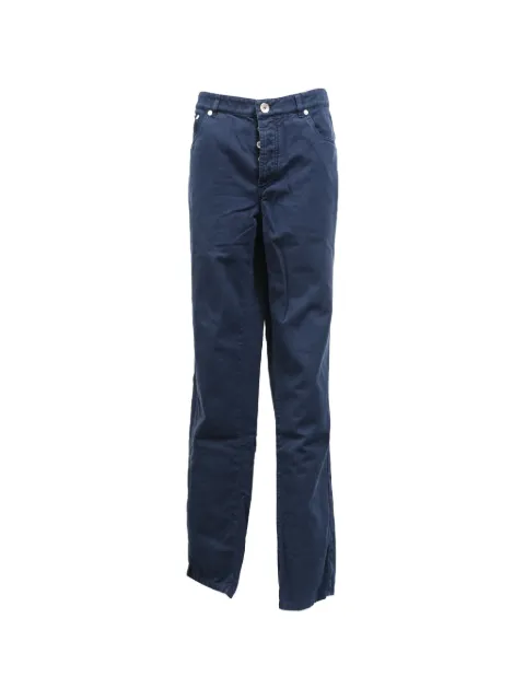 Brunello Cucinelli Vintage straight-leg cotton trousers