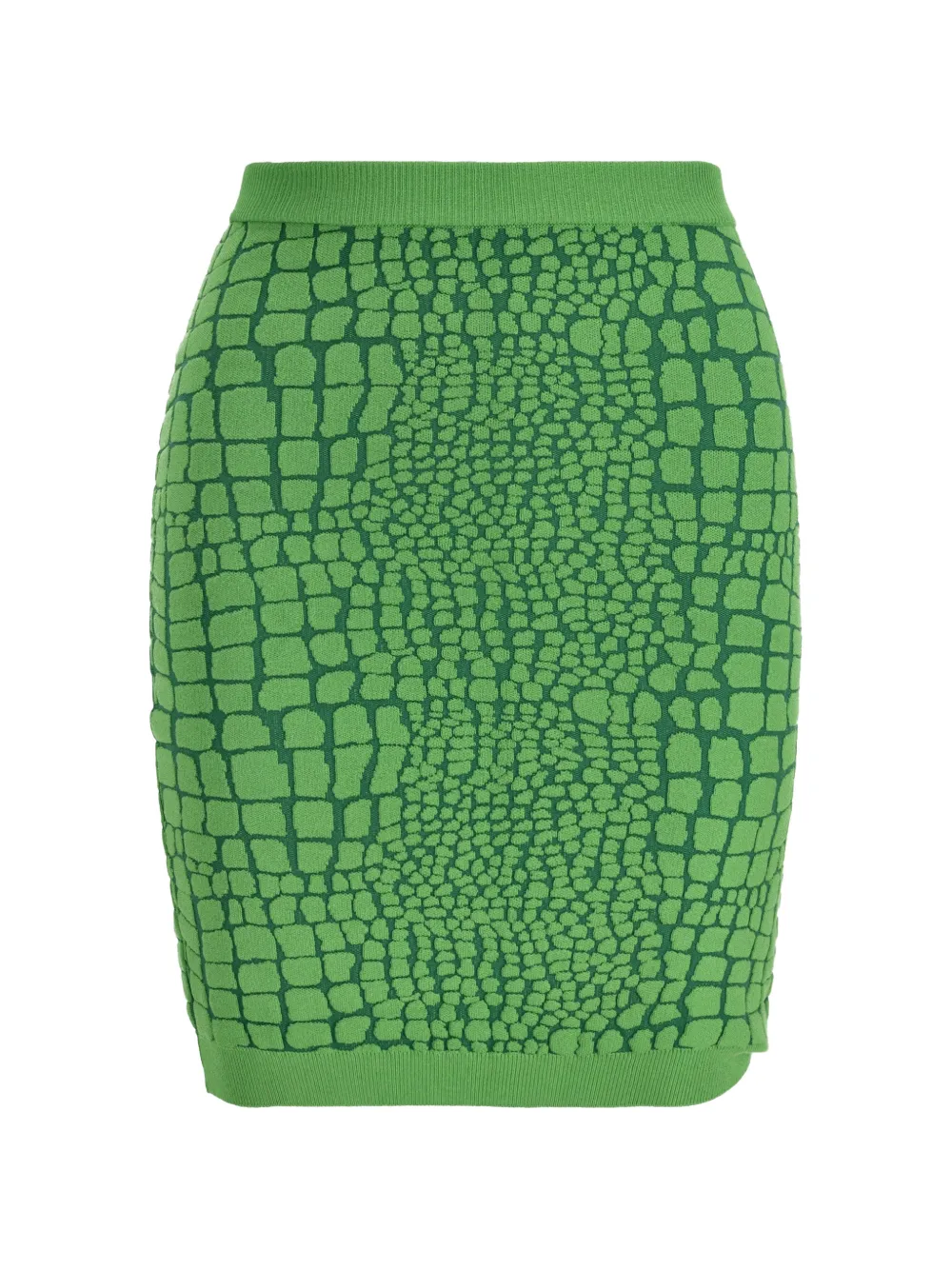 Moschino Pre-Owned 2000-2010s Cheap and Chic animal-pattern skirt - Verde