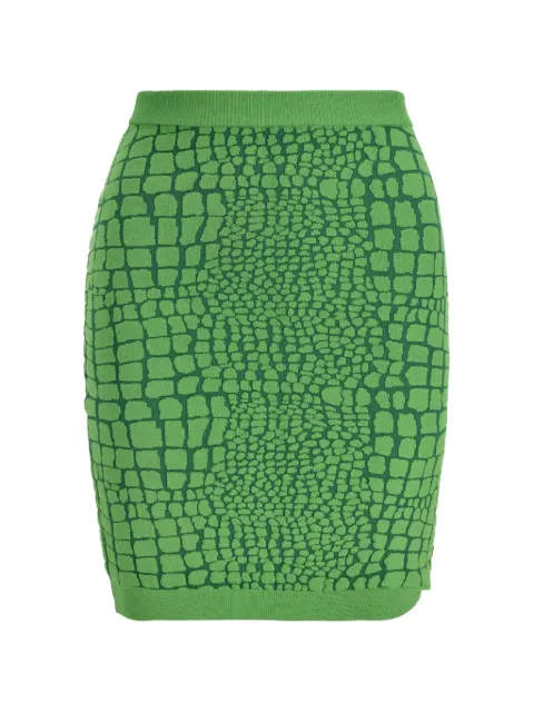 Moschino Pre-Owned 2000-2010s Cheap and Chic animal-pattern skirt