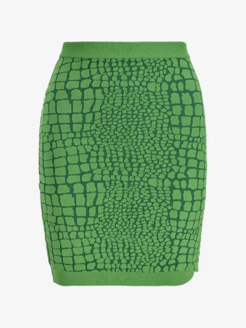 Moschino Pre-Owned 2000-2010s Cheap and Chic animal-pattern skirt