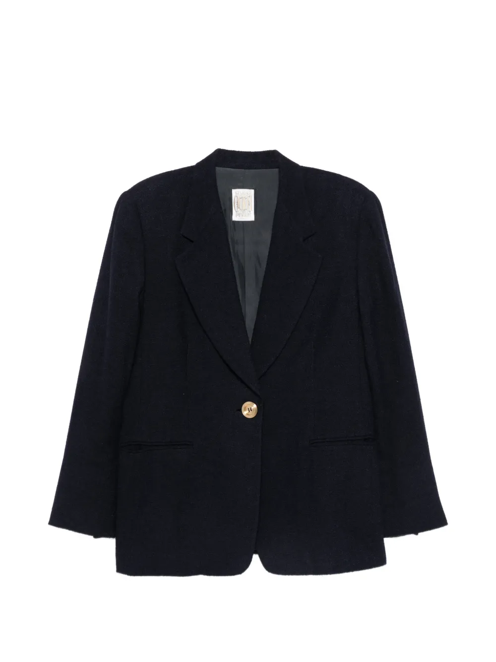 Gianfranco Ferré Pre-Owned blazer à simple boutonnage (années 1980) - Bleu