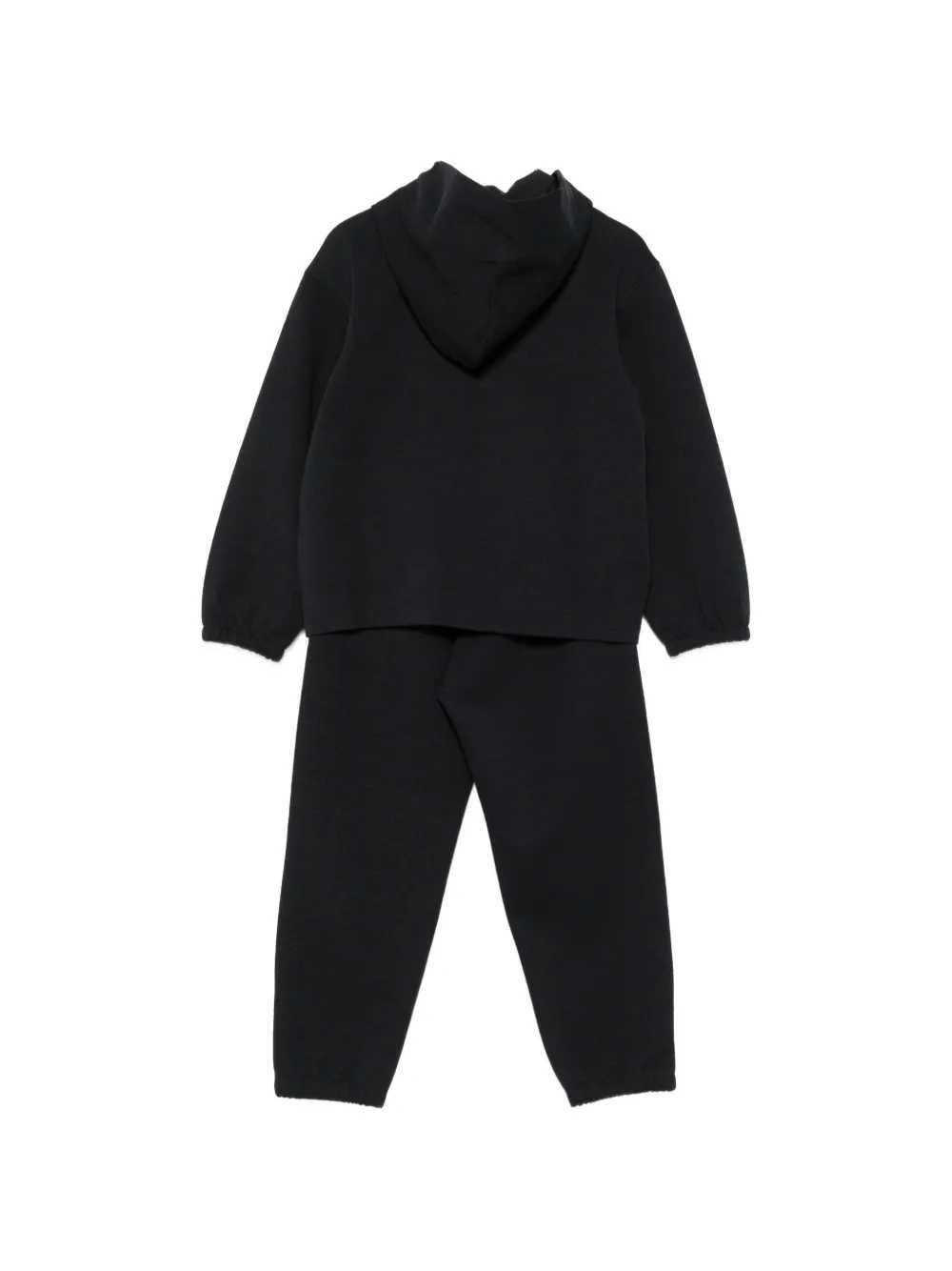 Emporio Armani Kids Trainingspak met logo-patroon en rits Blauw