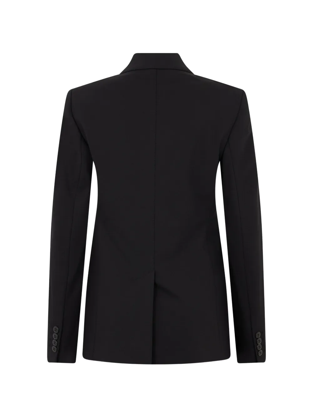 Max Mara Blazer met enkele rij knopen en puntige revers Zwart