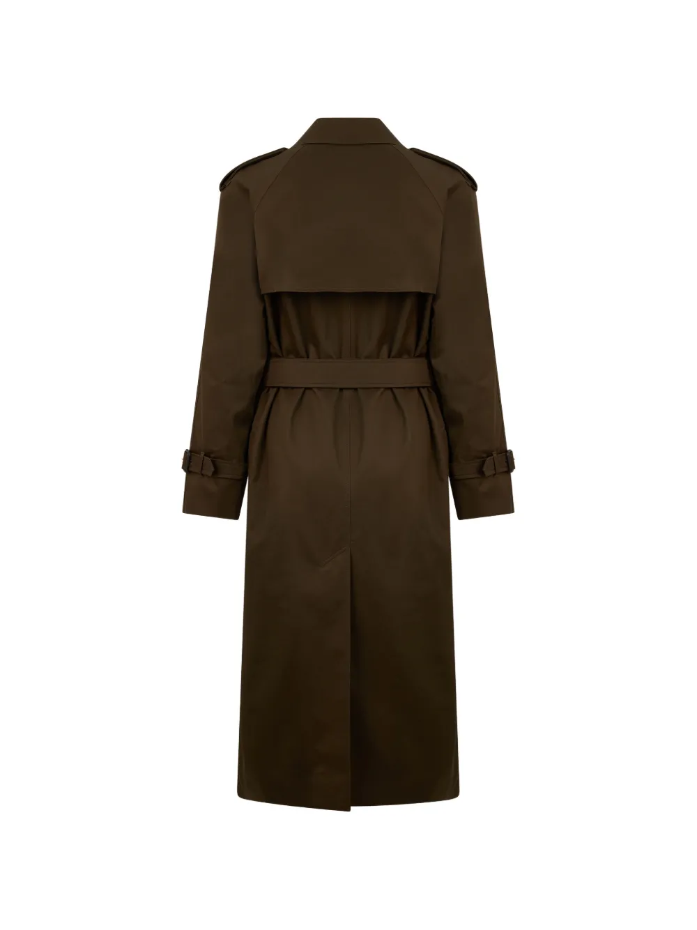 Burberry Trenchcoat met dubbele rij knopen en ceintuur Bruin