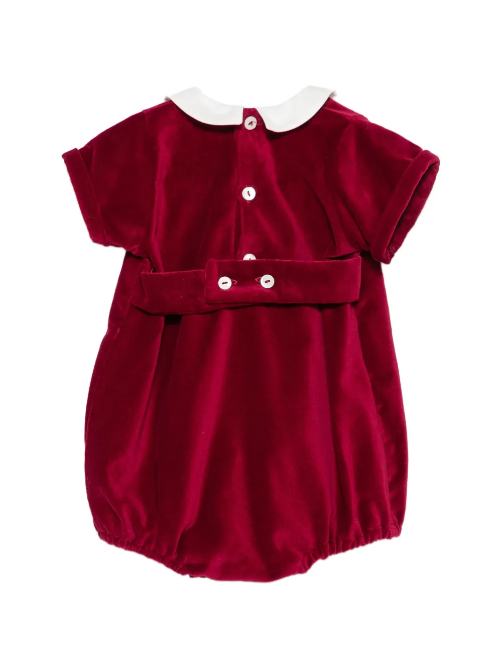 Mariella Ferrari Romper met Peter Pan kraag Rood