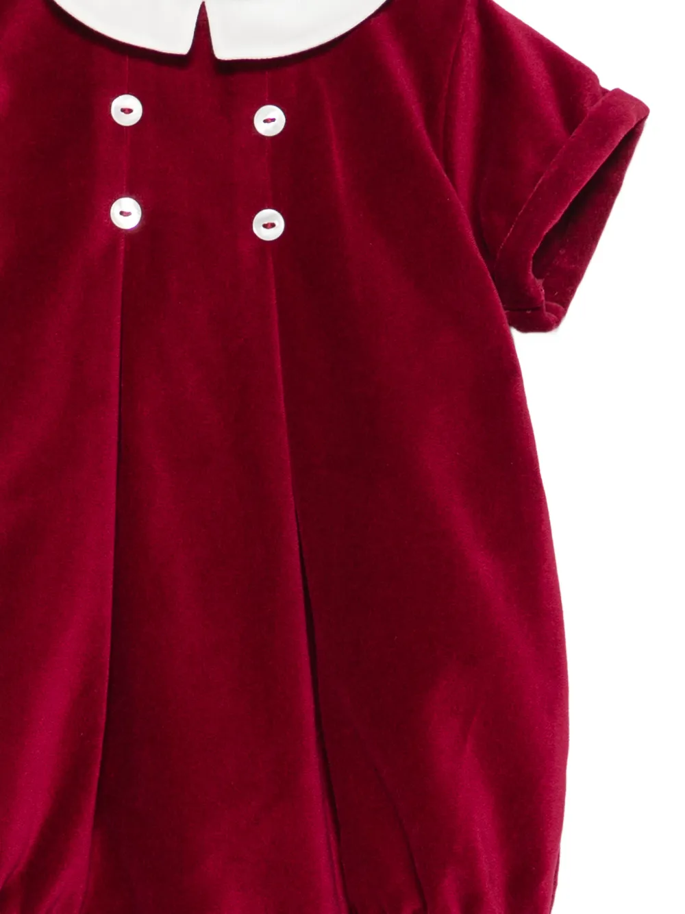 Mariella Ferrari Romper met Peter Pan kraag Rood