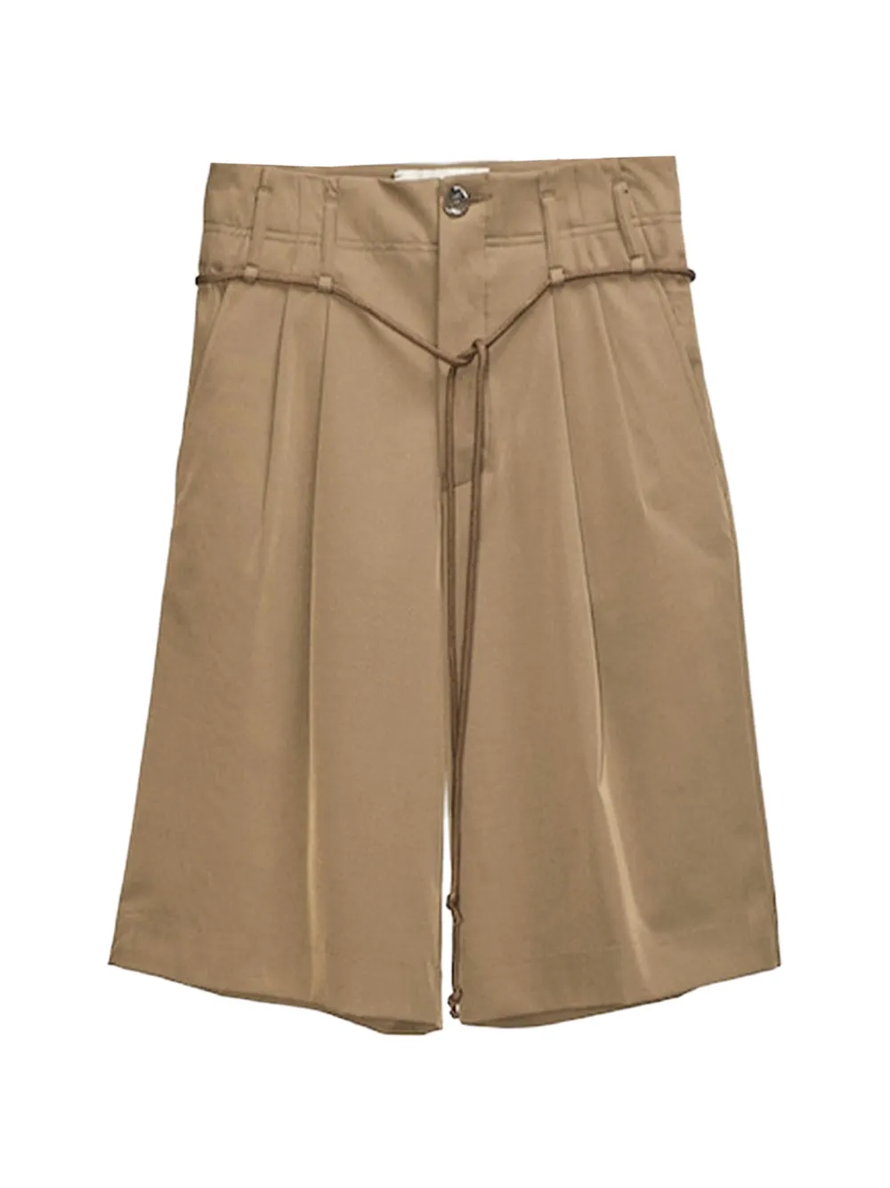 Song For The Mute double-pleated tailored shorts - Toni neutri