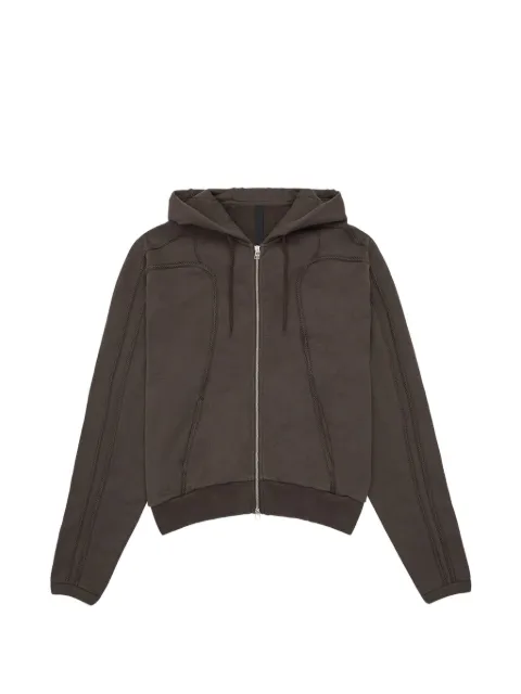 _J.L-A.L_  Plio woven-trim hoodie