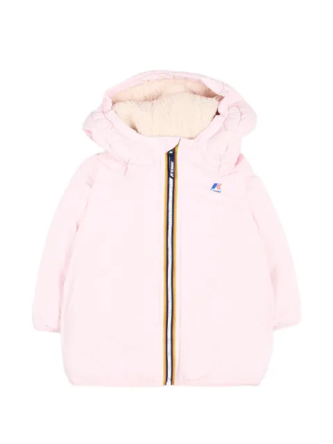 K Way Kids E. Le Vrai 4.0 Claudine Orsetto hooded padded jacket