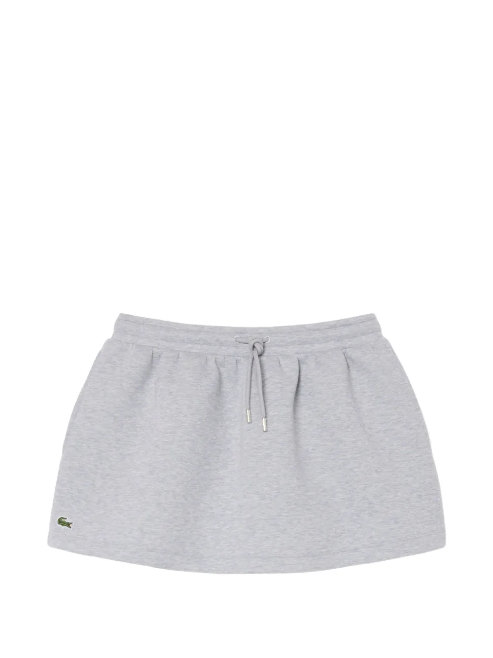 Lacoste short double-face jersey skirt - Grau