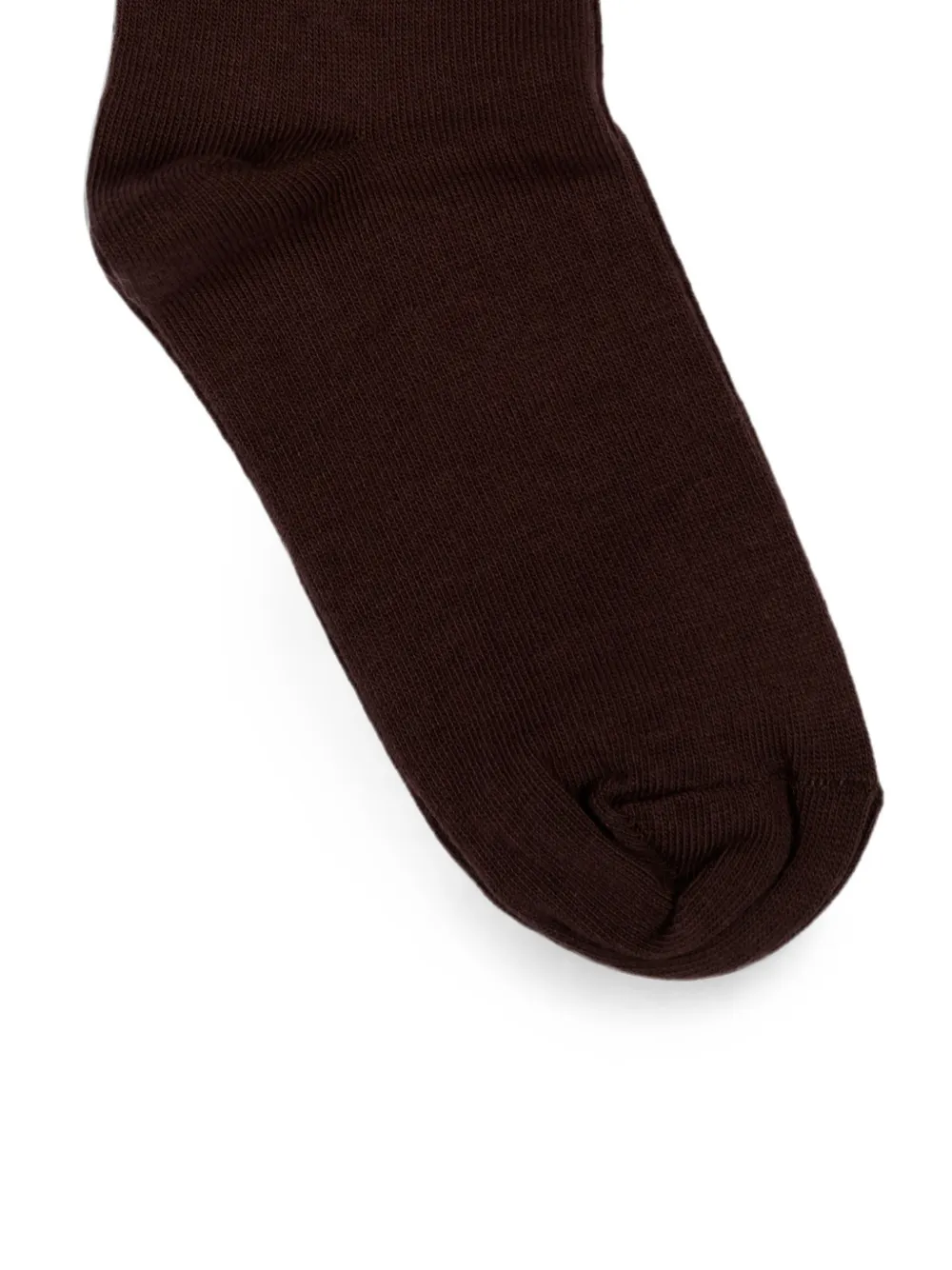 Barrow kids Sokken met logo-intarsia en geribbelde afwerking Bruin