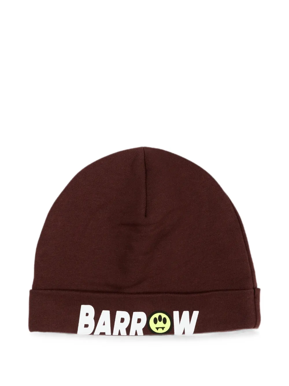Barrow kids logo-print beanie hat - Marrone