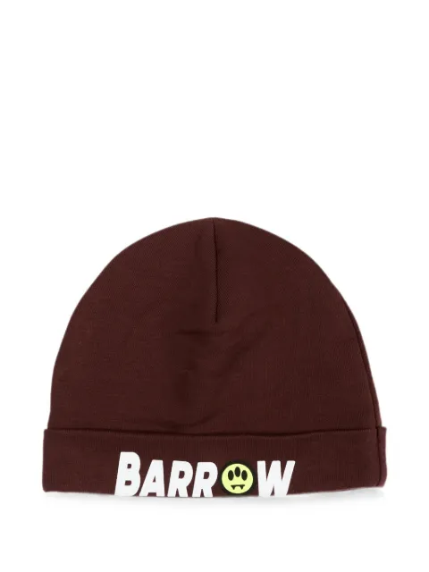 Barrow kids logo-print beanie hat