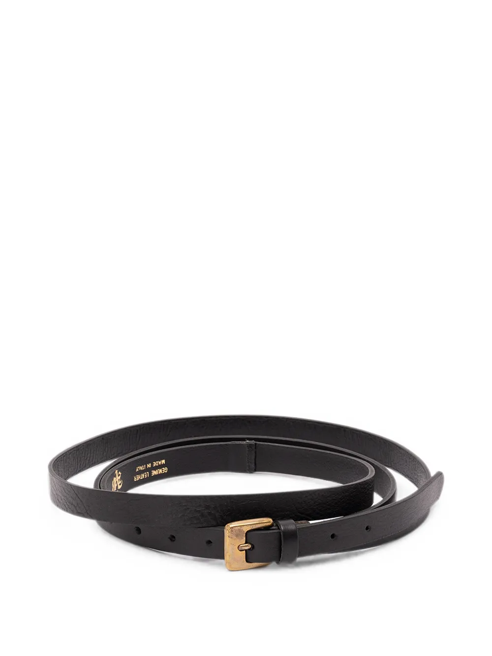 Aniye By buckle-fastening leather belt - Nero