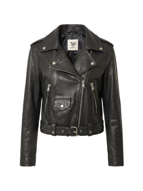 Aniye By Ophelia belted biker jacket