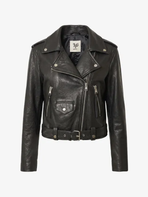 Aniye By Ophelia belted biker jacket