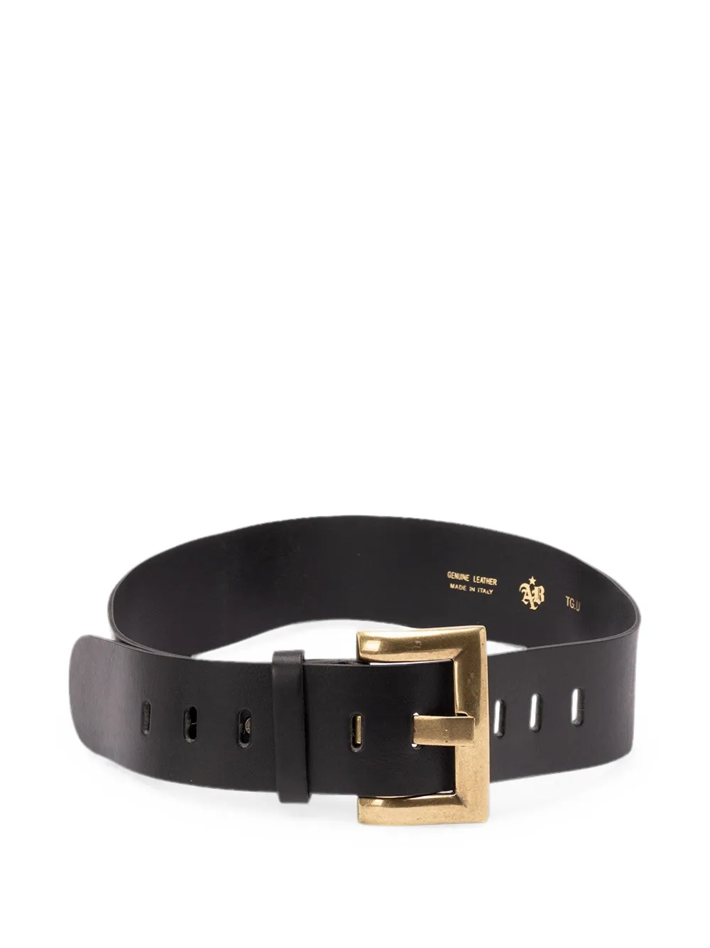 Aniye By buckle-fastening leather belt - Nero