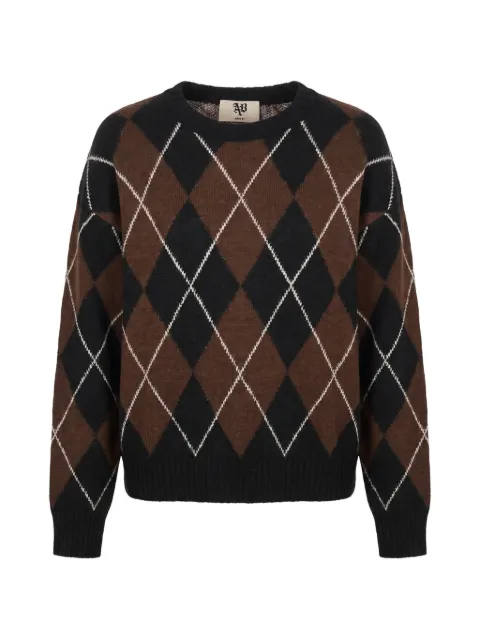 Aniye By Rebby argyle-knit sweater