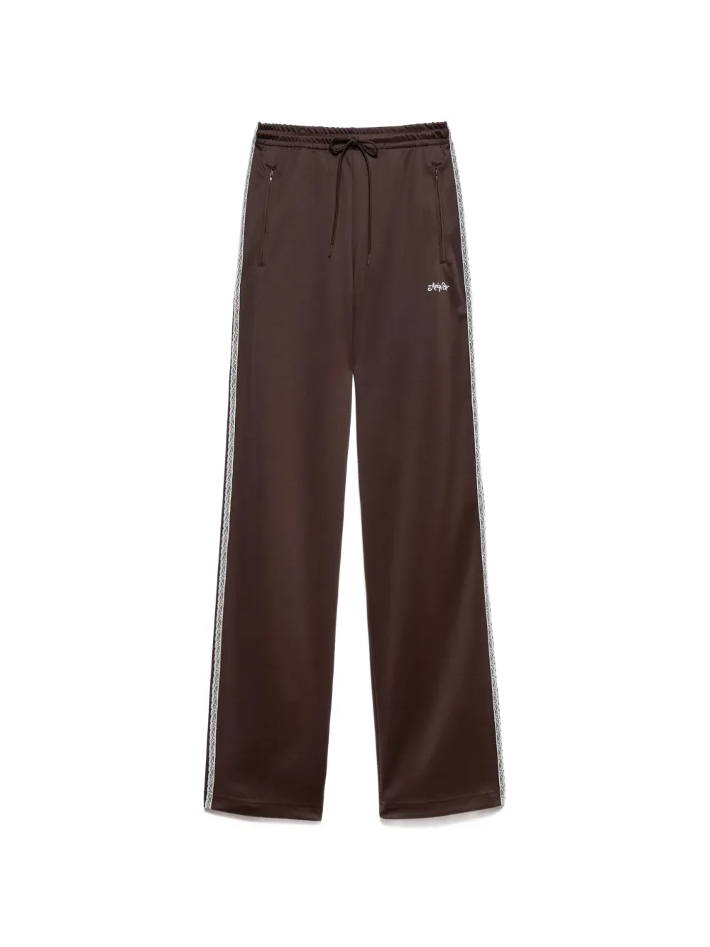 Aniye By Sienna logo-embroidered side-stripe track pants - Marrone