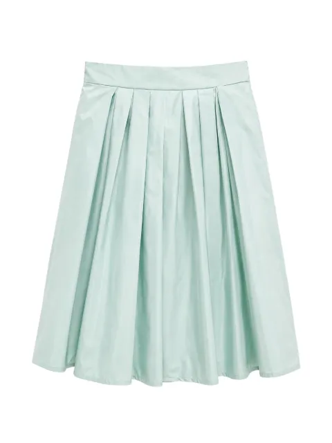 Elisabetta Franchi La Mia Bambina pleated logo-embellished skirt