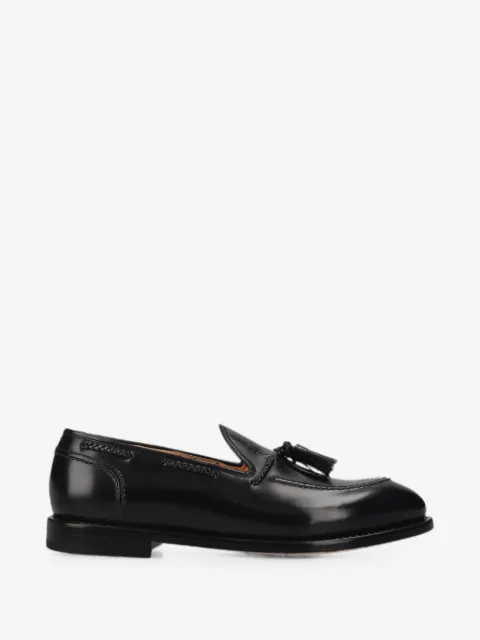 Premiata mocasines con detalle trenzado y borlas
