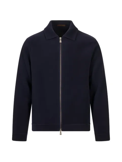 Fedeli zip-up collared jacket