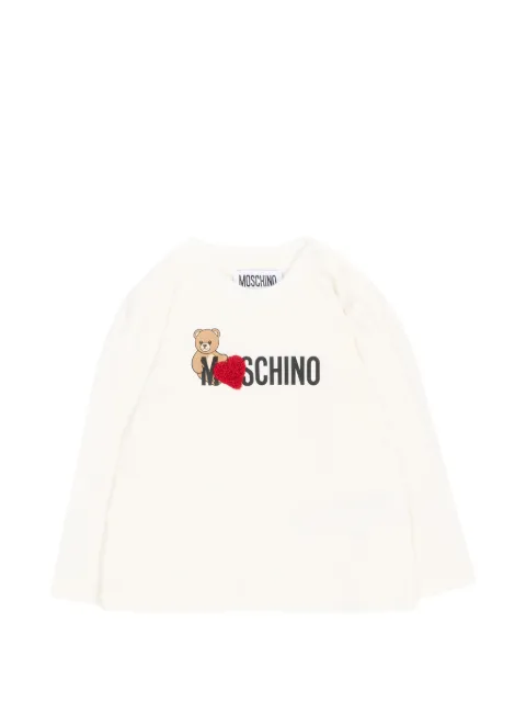 Moschino Kids cotton logo-print T-shirt