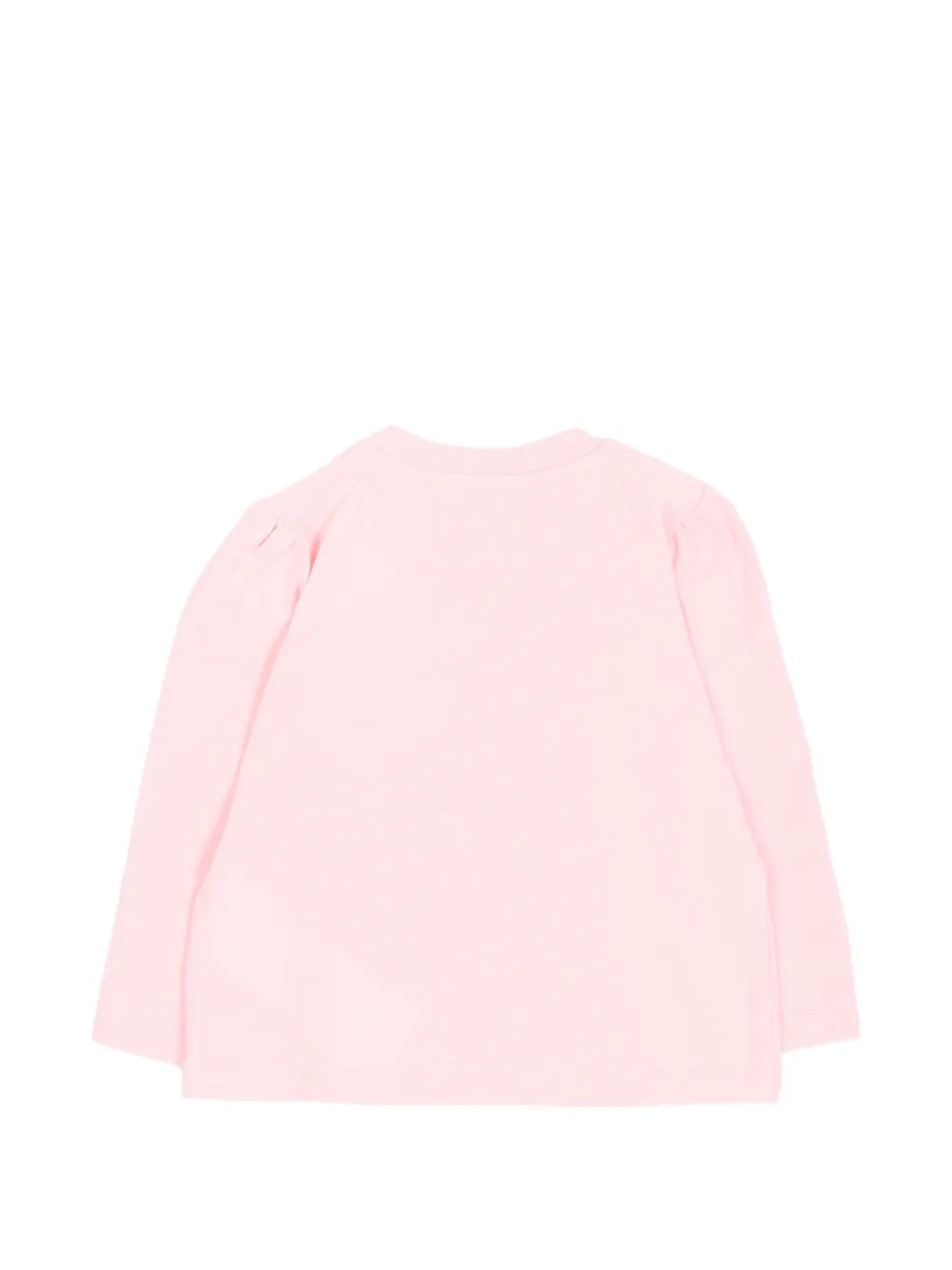Moschino Kids T-shirt met logoprint Roze